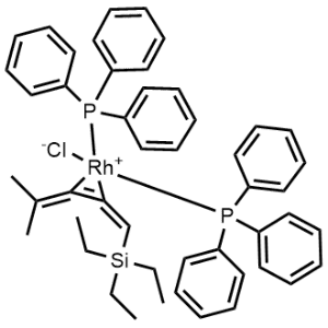 (E)-Bis(triphenylphosphine)chloro(4-methyl-1-(triethylsilyl)-1,2,3-pentatriene)rhodium|CS-0782336