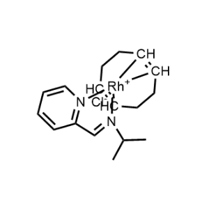 Rhodium(1+), [(1,2,5,6-η)-1,5-cyclooctadiene][N-(2-pyridinylmethylene)-2-propanamine-N,N']-, chloride|CS-0782363