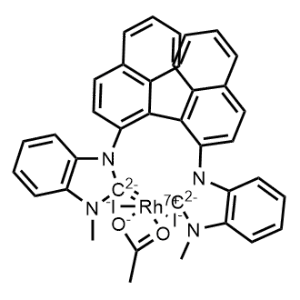 (Acetato-κO,κO')[(1R)-[1,1'-binaphthalene]-2,2'-diylbis(3-methyl-1h-benzimidazol-1-yl-2(3h)-ylidene)]diiodo-rhodium|CS-0782372