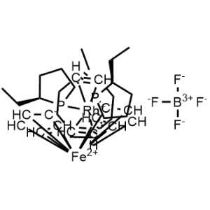 1,1-Bis((2S,5S)-2,5-diethylphospholano)ferrocene(cyclooctadiene)rhodium(I) tetrafluoroborate|CS-0782384