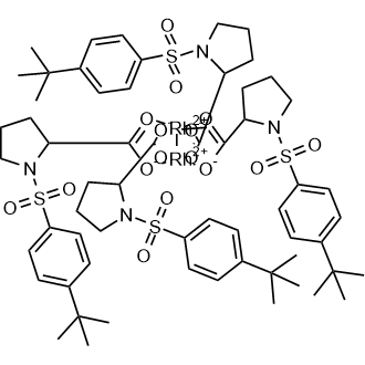 Tetrakis[1-[(4-tert-butylphenyl)sulfonyl]-(2R)-pyrrolidinecarboxylate]dirhodium(II)|CS-0782387