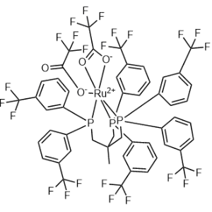 [3-Bis[3-(trifluoromethyl)phenyl]phosphanyl-2-[bis[3-(trifluoromethyl)phenyl]phosphanylmethyl]-2-methylpropyl]-bis[3-(trifluoromethyl)phenyl]phosphane,ruthenium(2+),2,2,2-trifluoroacetate|CS-0782408