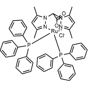 Bis(triphenylphosphino)[bis(3,5-dimethylpyrazol-1-yl)acetato]chlororuthenium(II)|CS-0782428