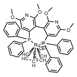 Ruthenium(1+), (η6-benzene)[(3S)-4,4'-bis(diphenylphosphino-κP)-2,2',6,6'-tetramethoxy-3,3'-bipyridine]chloro-, chloride 1:1|CS-0782452