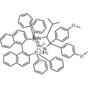 (OC-6-14)-Ruthenium, [1,1′-(1R)-[1,1′-binaphthalene]-2,2′-diylbis[1,1-diphenylphosphine-κP]][(2S)-1,1-bis(4-methoxyphenyl)-3-methyl-1,2-butanediamine-κN1,κN2]dichloro-|CS-0782478