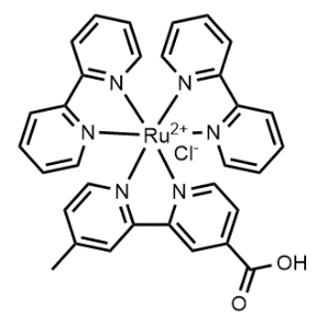 Bis(2,2'-bipyridyl)(4'-methyl-[2,2']bipyridinyl-4-carboxylicacid)ruthenium(II)dichloride|CS-0782490