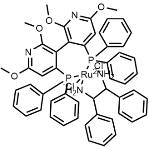 Ruthenium, [(3S)-4,4'-bis(diphenylphosphino-κP)-2,2',6,6'-tetramethoxy-3,3'-bipyridine]dichloro[(1R,2R)-1,2-diphenyl-1,2-ethanediamine-κN1,κN2]|CS-0782527