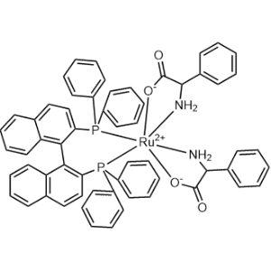 (OC-6-33)-Bis[(αR)-α-(amino-κN)benzeneacetato-κO][1,1′-(1R)-[1,1′-binaphthalene]-2,2′-diylbis[1,1-diphenylphosphine-κP]]ruthenium|CS-0782528