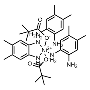 Bis(4,5-dimethyl-1,2-benzenediamine-κN1)(4,5-dimethyl-1,2-benzenediamine-κN1,κN2)bis(2,2-dimethylpropanoato-κO)nickel(II)|CS-0782596