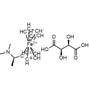 (R)-N,N-Dimethyl-1-ferrocenylethylamine (L)-tartrate|CS-0782787