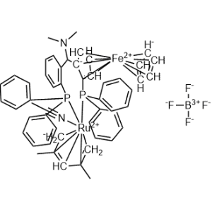 Ruthenium(1+), (acetonitrile)[(2S)-1-[(S)-(dimethylamino)[2-(diphenylphosphino-κP)phenyl]methyl]-2-(diphenylphosphino-κP)ferrocene][(1,2,3,4,5-η)-(2Z)-2,4-dimethyl-2,4-pentadien-1-yl]-, tetrafluoroborate|CS-0782788