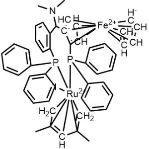 [(2S)-1-[(S)-(Dimethylamino)[2-(diphenylphosphino-κP)phenyl]methyl]-2-(diphenylphosphino-κP)ferrocene][(1,2,3,4,5-η)-(2Z)-2,4-dimethyl-2,4-pentadien-1-yl]iodoruthenium|CS-0782797