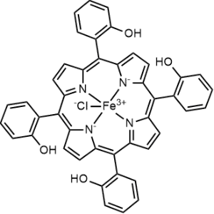 (SP-5-12)-Chloro[[2,2′,2′′,2′′′-(21H,23H-porphine-5,10,15,20-tetrayl-κN21,κN22,κN23,κN24)tetrakis[phenolato]](2-)]iron|CS-0782828