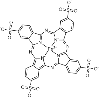 (SP-4-1)-[29H,31H-Phthalocyanine-2,9,16,23-tetrasulfonato(6-)-κN29,κN30,κN31,κN32]ferrate(3-)|CS-0782829