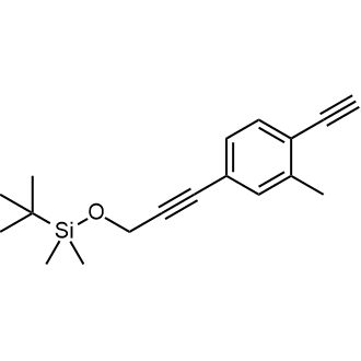 tert-Butyl((3-(4-ethynyl-3-methylphenyl)prop-2-yn-1-yl)oxy)dimethylsilane|CS-0783312
