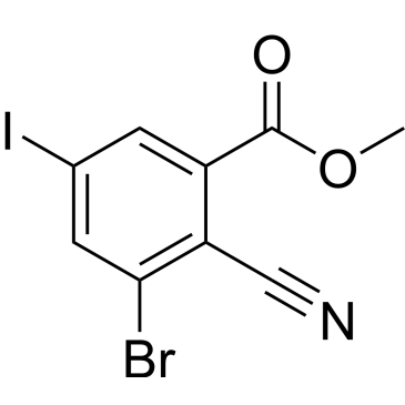 Methyl 3-bromo-2-cyano-5-iodobenzoate|CS-0783835