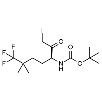 tert-Butyl (S)-(7,7,7-trifluoro-1-iodo-6,6-dimethyl-2-oxoheptan-3-yl)carbamate|CS-0783865