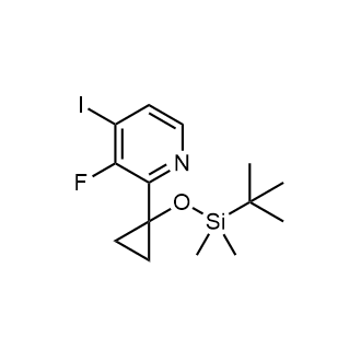 2-(1-((tert-Butyldimethylsilyl)oxy)cyclopropyl)-3-fluoro-4-iodopyridine|CS-0784392