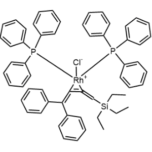 Bis(triphenylphosphine)chloro(4,4-diphenyl-1-(triethylsilyl)-1,2,3-butatriene)rhodium|CS-0784516