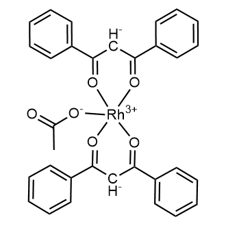 Rhodium, (acetato-κO)bis(1,3-diphenyl-1,3-propanedionato-κO1,κO3)-|CS-0784518