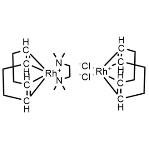 Rhodium(1+), [(1,2,5,6-η)-1,5-cyclooctadiene](N,N,N′,N′-tetramethyl-1,2-ethanediamine-κN,κN′)- (dichloro[(1,2,5,6-η)-1,5-cyclooctadiene]rhodate(1-))|CS-0784533