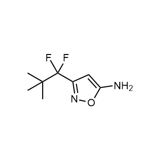 3-(1,1-Difluoro-2,2-dimethylpropyl)isoxazol-5-amine|CS-0784543
