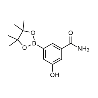 3-Hydroxy-5-(4,4,5,5-tetramethyl-1,3,2-dioxaborolan-2-yl)benzamide|CS-0784608