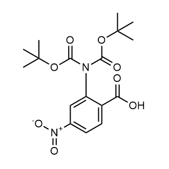 2-(Bis(tert-butoxycarbonyl)amino)-4-nitrobenzoic acid|CS-0784697