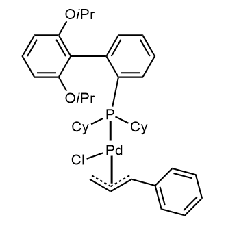 Chloro(2-dicyclohexylphosphino-2',6'-di-i-propoxy-1,1'-biphenyl)[(1,2,3-
η)-1-phenyl-2-propen-1-yl]palladium(II)|CS-0784721