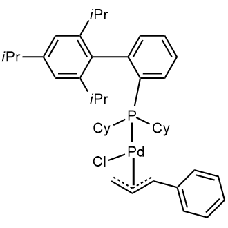 Chloro(2-dicyclohexylphosphino-2',4',6'-tri-i-propyl-1,1'-biphenyl)[(1,2,3-
η)-1-phenyl-2-propen-1-yl]palladium(II)|CS-0784730