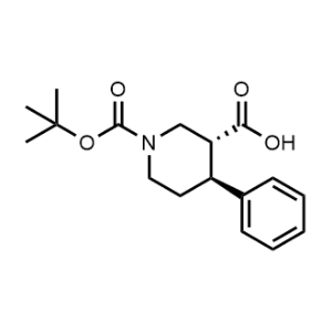 (3R,4S)-1-(tert-Butoxycarbonyl)-4-phenylpiperidine-3-carboxylic acid|CS-0784944