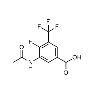 3-Acetamido-4-fluoro-5-(trifluoromethyl)benzoic acid|CS-0785004