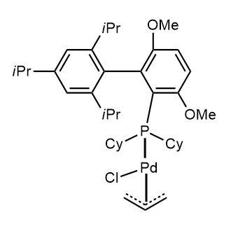 Chloro[dicyclohexyl[3,6-dimethoxy-2′,4′,6′-tris(1-methylethyl)[1,1′-biphenyl]-2-yl]phosphine-κP](η3-2-propen-1-yl)palladium|CS-0785013
