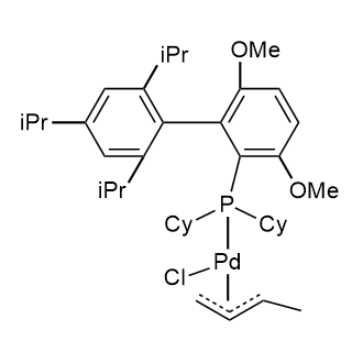[(1,2,3-η)-2-Buten-1-yl]chloro[dicyclohexyl[3,6-dimethoxy-2′,4′,6′-tris(1-methylethyl)[1,1′-biphenyl]-2-yl]phosphine-κP]palladium|CS-0785056