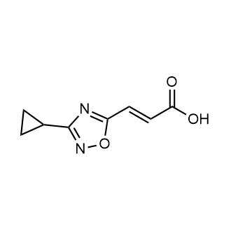 3-(3-Cyclopropyl-1,2,4-oxadiazol-5-yl)acrylic acid|CS-0785269