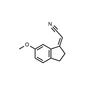 (2Z)-2-(2,3-Dihydro-6-methoxy-1H-inden-1-ylidene)acetonitrile|CS-0787288