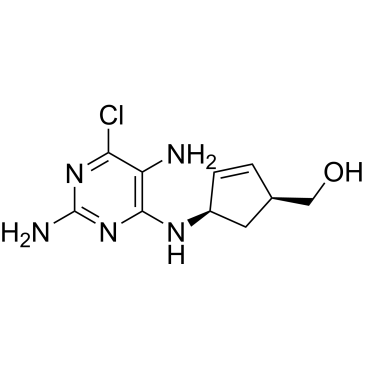 (1S,4R)-4-[(2,5-Diamino-6-chloro-4-pyrimidinyl)amino]-2-cyclopentene-1-methanol|CS-0787716