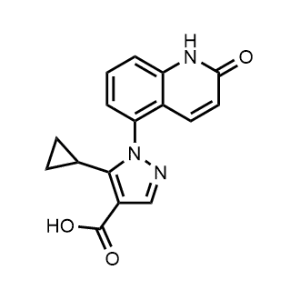 5-Cyclopropyl-1-(1,2-dihydro-2-oxo-5-quinolinyl)-1H-pyrazole-4-carboxylic Acid|CS-0789485