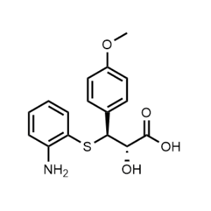(αS,βS)-β-[(2-Aminophenyl)thio]-α-hydroxy-4-methoxybenzenepropanoic Acid|CS-0790707