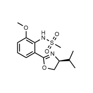 N-[2-[(4S)-4,5-Dihydro-4-(1-methylethyl)-2-oxazolyl]-6-methoxyphenyl]methanesulfonamide|CS-0791452