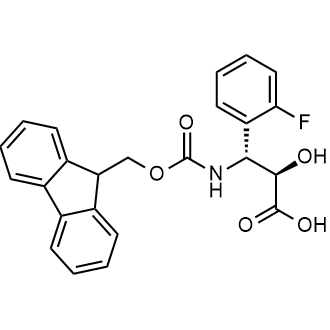 N-Fmoc-(2R,3R)-3-Amino-3-(2-fluoro-phenyl)-2-hydroxy-propionic acid|CS-0798614
