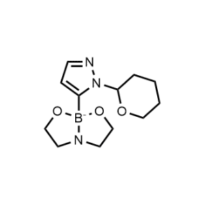 1-(2-Tetrahydropyran-2-ylpyrazol-3-yl)-2,8-dioxa-5-aza-1-boranuidabicyclo[3.3.0]octane|CS-0798859