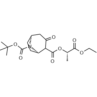 8-(Tert-butyl) 2-((S)-1-ethoxy-1-oxopropan-2-yl) (1R,5S)-3-oxo-8-azabicyclo[3.2.1]octane-2,8-dicarboxylate|CS-0798883