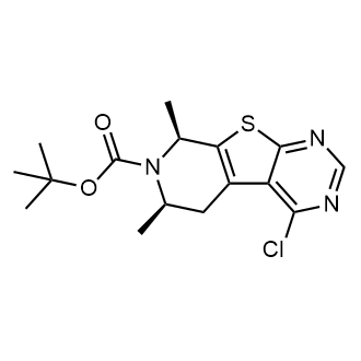 Tert-butyl (6R,8S)-4-chloro-6,8-dimethyl-5,8-dihydropyrido[4',3':4,5]thieno[2,3-d]pyrimidine-7(6H)-carboxylate|CS-0798927