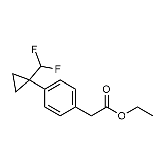 Ethyl 2-(4-(1-(difluoromethyl)cyclopropyl)phenyl)acetate|CS-0798935