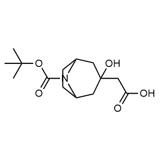 2-(8-(Tert-butoxycarbonyl)-3-hydroxy-8-azabicyclo[3.2.1]octan-3-yl)acetic acid|CS-0799045