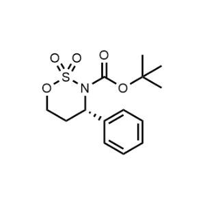 Tert-butyl (S)-4-phenyl-1,2,3-oxathiazinane-3-carboxylate 2,2-dioxide|CS-0799078