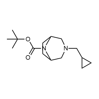 Tert-butyl 3-(cyclopropylmethyl)-3,8-diazabicyclo[3.2.1]octane-8-carboxylate|CS-0799091