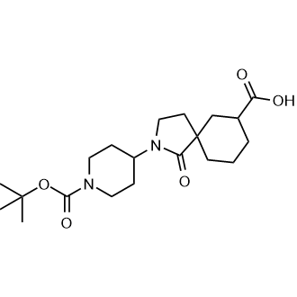 2-(1-(Tert-butoxycarbonyl)piperidin-4-yl)-1-oxo-2-azaspiro[4.5]decane-7-carboxylic acid|CS-0799103