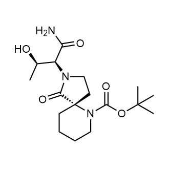 Tert-butyl (5S)-2-[(1S,2R)-1-carbamoyl-2-hydroxy-propyl]-1-oxo-2,6-diazaspiro[4.5]decane-6-carboxylate|CS-0799153